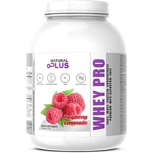 Supliment Concentrat Proteic din Zer Whey Pro Premium, zmeura, 2.5 kg,  NATURAL PLUS