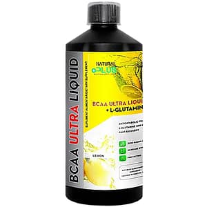 Supliment BCAA Ultra Lichid + L-Glutamina, lamaie, 1 l, NATURAL PLUS