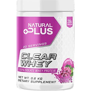 Supliment Clear Whey, struguri, 0.6 kg, NATURAL PLUS