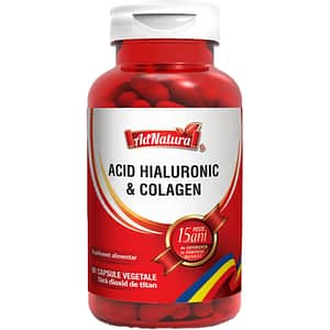 Supliment Acid Hialuronic si Colagen, 60 capsule, AD NATURA