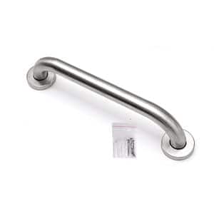 Bara sprijin cada, 30 x 12 cm, metal, argintiu