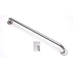 Bara sprijin cada, 60 x 12 cm, metal, argintiu