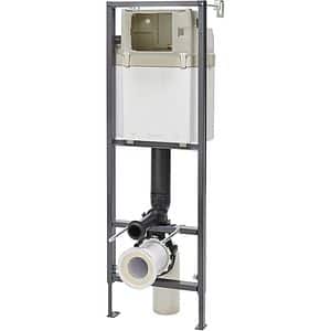 Set rezervor WC incastrat WIRQUIN Casual Line + clapeta actionare, 3-6L, gri