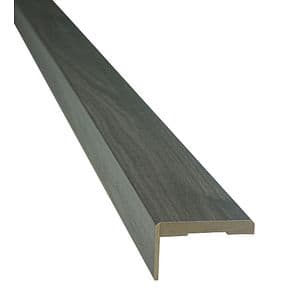 Set pervaz reglabil, MDF, 7.3 x 215 cm, gri inchis