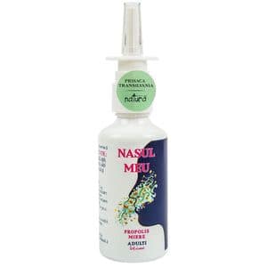 Spray nazal pentru adulti Nasul meu, cu propolis si miere, 50 ml, PRISACA TRANSILVANIA