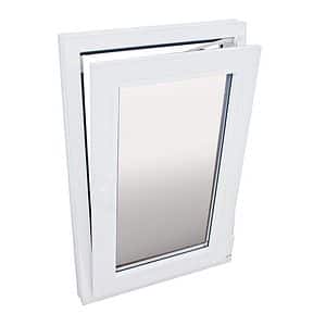 Fereastra termopan FENSTERWELT, PVC, 5 camere, 86 x 116 cm, deschidere oscilobatanta dreapta, alb