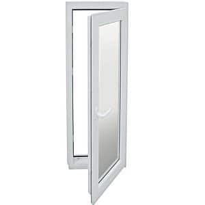 Usa exterior FENSTERWELT, cu geam, 5 camere, stanga, PVC, 76 x 205 cm, alb