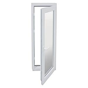 Usa exterior FENSTERWELT, cu geam, 5 camere, dreapta, PVC, 76 x 205 cm, alb