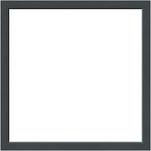 Fereastra termopan APLAST, PVC, 5 camere, 116 x 116 cm, deschidere fixa , gri antracit