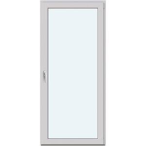 Usa balcon APLAST, cu geam, dreapta, PVC, 88 x 192 cm, alb
