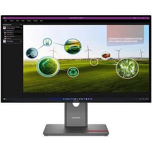 Monitor LED IPS LENOVO ThinkVision P27Q-40, 27",QHD, 120Hz, HDR10, pivot, negru