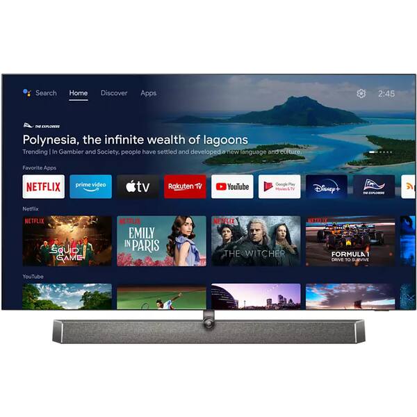 Televizor OLED Smart PHILIPS 65OLED937, Ultra HD 4K, HDR10+ adaptiv, 164 cm