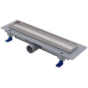 Rigola dus FLUIDMASTER 674714, gratar inox, D 40mm, 35 cm, argintiu