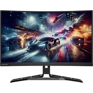 Monitor Gaming curbat LED VA LENOVO Legion R27qc-30, 27", QHD, 180Hz, AMD FreeSync, boxe, negru