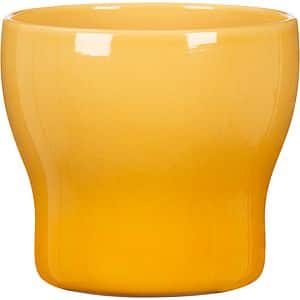 Ghiveci flori SCHEURICH, ceramica, D 13 cm, galben