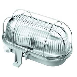 Lampa ovala de exterior GAO 6909H, 60W, IP44, gri