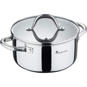 Cratita MASTERPRO Wild Hi-Tech, 2.7l, 20cm, inox, argintiu