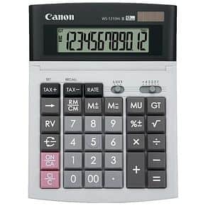 Calculator de birou CANON WS1210THB, 12 cifre, gri
