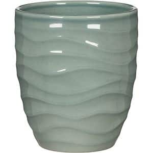 Ghiveci flori SCHEURICH, ceramica, D 15 cm, verde deschis