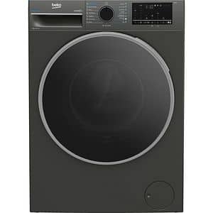 Masina de spalat rufe frontala BEKO B3WFU48415MB2ES, EnergySpin, SteamCure, 8 kg, 1400rpm, Clasa A, gri inchis