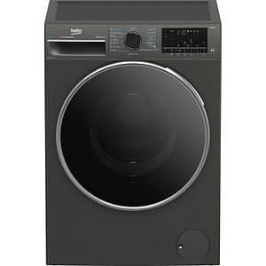 Masina de spalat rufe frontala BEKO B7WFU610418MB2 ES, EnergySpin, SteamCure, 10 kg, 1400rpm, Clasa A, Wi-Fi, gri inchis