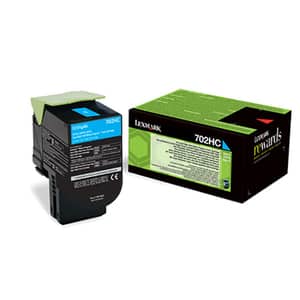 Toner original LEXMARK XL 70C2HC0 702HC Return Program, cyan
