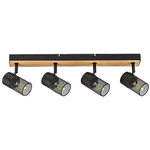 Plafoniera RABALUX Metta, E14, 4x40W, IP20, negru