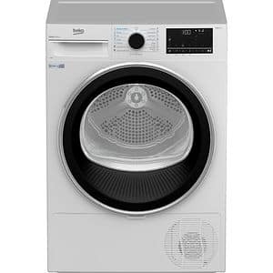 Uscator de rufe BEKO B5T68243, Aquawave, Pompa de caldura, 8kg, 15 programe, Clasa C, alb