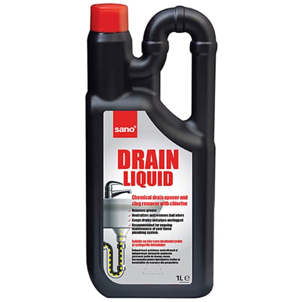 Gel pentru desfundat tevi SANO Drain, 1 l