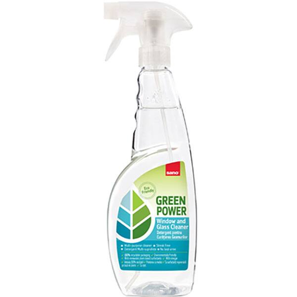 Solutie de curatare geamuri SANO Green Power, 750 ml