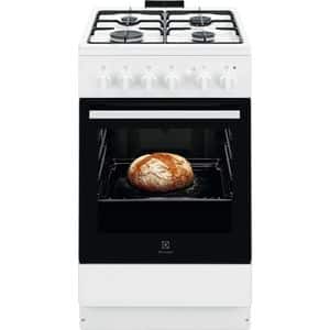 Aragaz ELECTROLUX LKG504012W, 4 arzatoare, Gaz, L 50 cm, Grill, Rotisor, alb