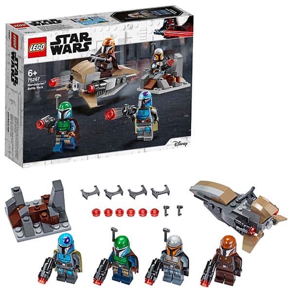 confirm Site line surfing LEGO Star Wars: Pachet de lupte Mandalorian 75267, 6 ani+, 102 piese