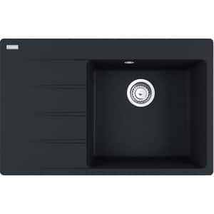 Chiuveta bucatarie FRANKE CNG 611/211-78, 1 cuva, picurator stanga, compozit granit, negru mat