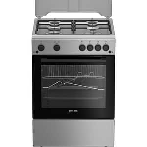 Aragaz ARCTIC FSM52330DAO, 4 arzatoare, Gaz, L 60 cm, Grill, Rotisor, argintiu