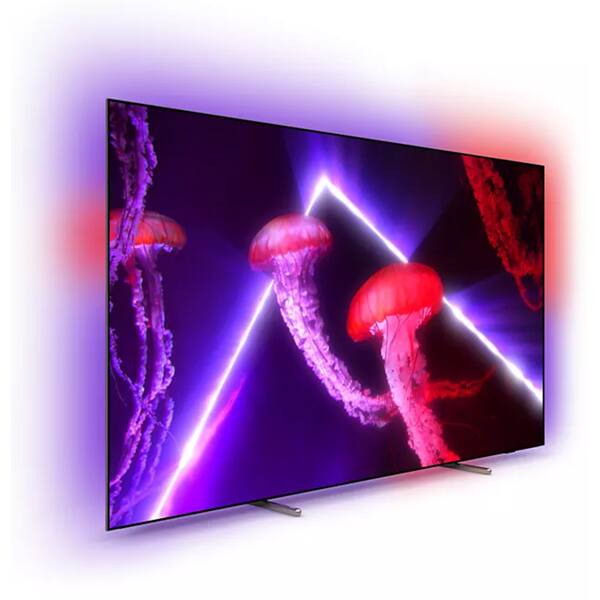Televizor OLED Smart PHILIPS 77OLED807, Ultra HD 4K, HDR10+, 194 cm