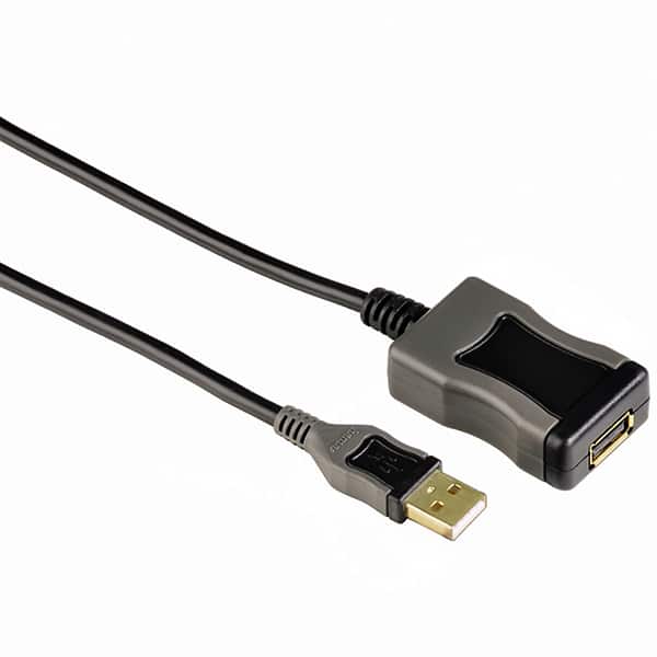 Cablu de extensie USB A - priza USB HAMA 78482, 5m, negru