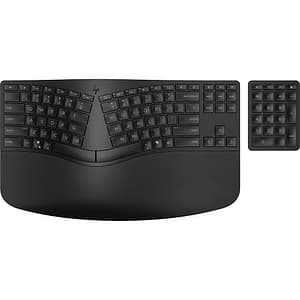 Tastatura wireless HP 960 Ergonomic, Bleutooth, USB, negru