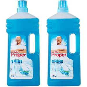 Pachet detergent universal pentru suprafete MR. PROPER, Ocean, 2 x 1.5l
