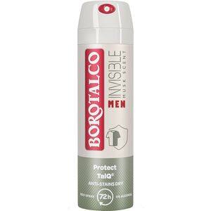 Deodorant spray BOROTALCO Men Invisible, 150ml
