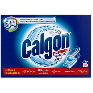 Tablete anticalcar CALGON PowerBall, 30 bucati