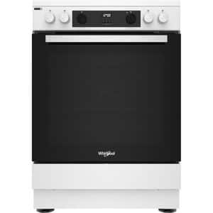Aragaz WHIRLPOOL WS68G8CHW/E, 4 arzatoare, Gaz + Electric, L 60 cm, alb
