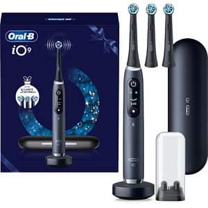 Periuta de dinti electrica ORAL B  iO 9, Bluetooth, Curatare 3D, 7 programe, 3 capete, negru