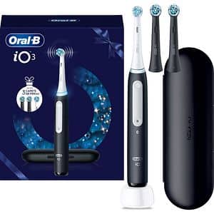 Periuta de dinti electrica ORAL-B iO3, 3 programe, 2 capete, negru