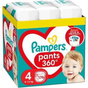 Scutece chilotel PAMPERS Pants XXL Box nr 4, Unisex, 9-15 kg, 176 buc