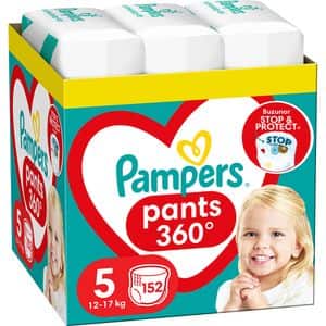 Scutece chilotel PAMPERS Pants XXL Box nr 5, Unisex, 12-17 kg, 152 buc