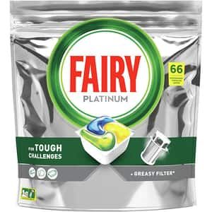 Detergent pentru masina de spalat vase FAIRY Platinum, 66 capsule