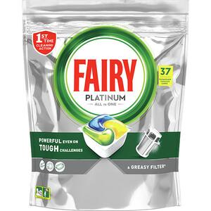 Detergent pentru masina de spalat vase FAIRY Platinum, 37 capsule