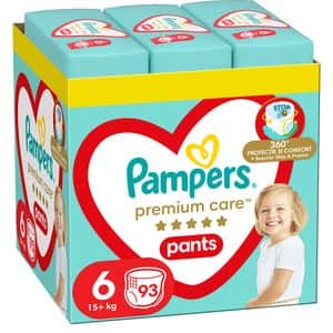 Scutece chilotel PAMPERS Premium Care Pants XXL Box nr 6, Unisex, 15 kg+, 93 buc
