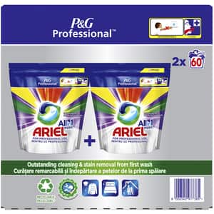 Detergent capsule ARIEL Professional All in 1 PODS Color, 120 spalari