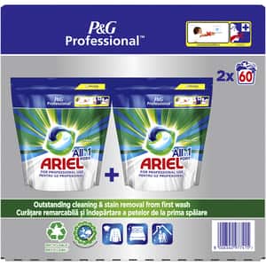 Detergent capsule ARIEL Professional All in 1 PODS Regular, 120 spalari